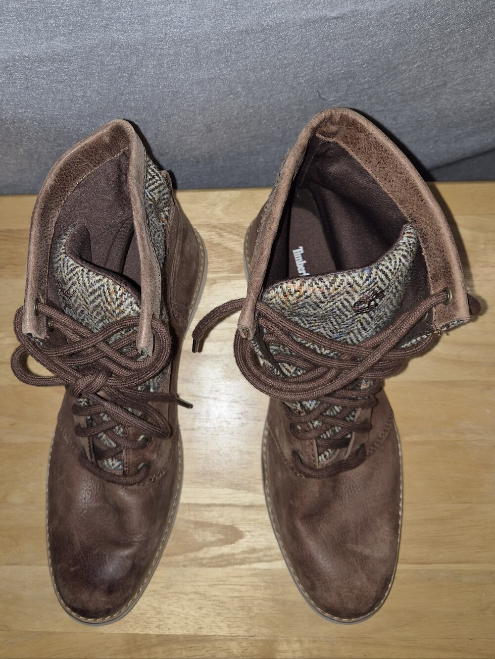Timberland Brown Men's Lace-Up Leather Boots